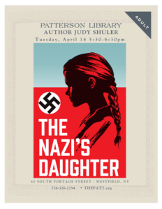 Author Judy Shuler-The Nazi's Daughter @ Patterson Library