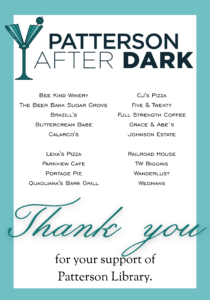 Thank you to Patterson After Dark Sponsors 2026