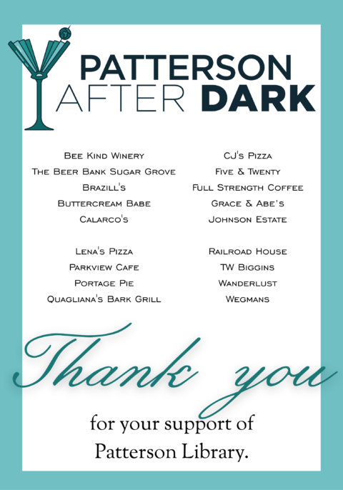 Thank you to Patterson After Dark Sponsors 2026